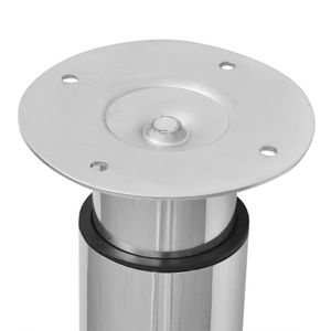 Produktbild für Tischbein vidaXL 3051486, silber aus Metall