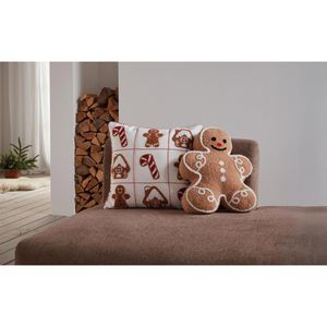 Produktbild für Sofakissen Frank-Flechtwaren Gingerbread, 60 004 1, braun