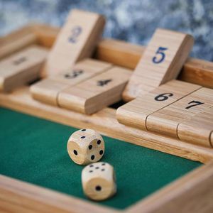 Produktbild für Würfelspiel pandoo POBGT01, Klappbrett aus Bambus