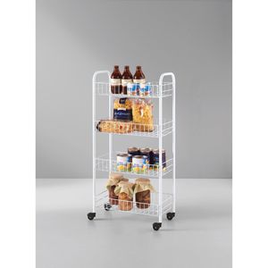 Produktbild für Nischenregal Metaltex Pisa, 340634014, mit Rollen