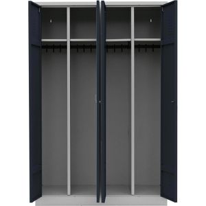 Produktbild für Spind Lüllmann 510448, Doppelspind, anthrazit