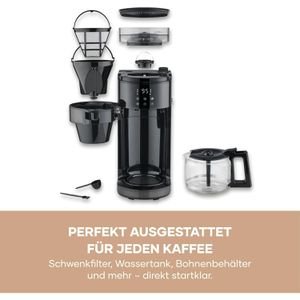 Produktbild für Kaffeemaschine Severin S-Taste AromaOne KA 4830, mit Glaskanne