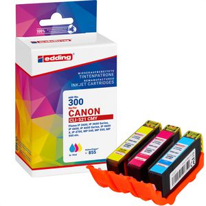 Produktbild für Tinte Edding EDD-300 für Canon CLI-521