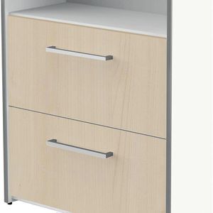 Produktbild für Kombischrank Kerkmann Move, ahorn / weiß