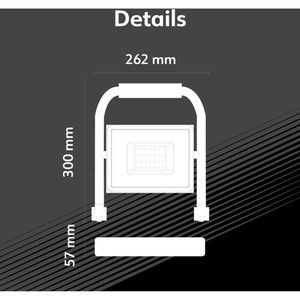 Produktbild für Baustrahler Müller-Licht Denver, LED, Netzbetrieb, 1,5 m Kabel