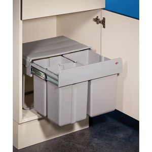 Produktbild für Einbaumülleimer Wesco Trio-Shorty, 345 K/500-3