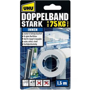 Montageband UHU Doppelband Stark, 1,5m x 19mm