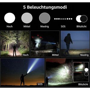 Produktbild für Taschenlampe Lepro LE, LED, aufladbar