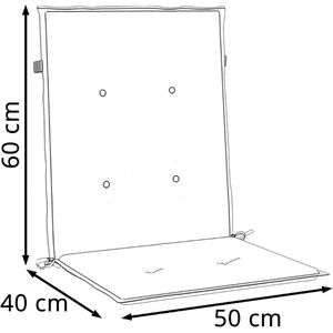 Produktbild für Auflage vidaXL 361311, aus Oxford-Gewebe