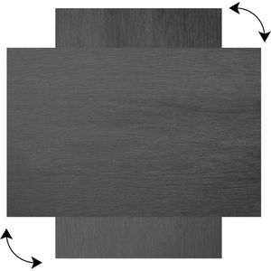 Produktbild für Magnettafel ALLboards MetalBoards, Graues Holz