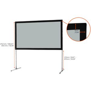Produktbild für Beamer-Leinwand Celexon Faltrahmen Mobil Expert