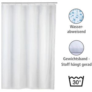 Produktbild für Duschvorhang Wenko Anti-Schimmel Uni, 120 x 200 cm