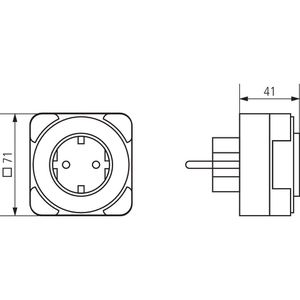 Produktbild für Zeitschaltuhr Theben Timer 26, mechanisch