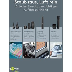 Produktbild für Akku-Gebläse Goobay Staubgebläse Advanced, 77830