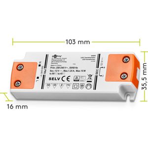 Produktbild für LED-Trafo Goobay 300059, für innen