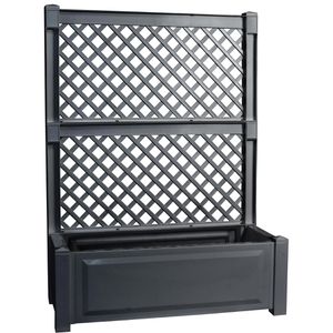 Pflanzkasten KHW Czardas 47005 anthrazit