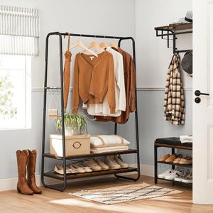 Produktbild für Garderobenständer Vasagle RGR112B01, schwarz