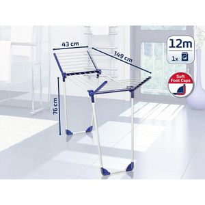 Produktbild für Wäscheständer Leifheit Pegasus 120 Solid Bath, 87005