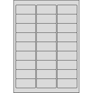 Produktbild für Typenschild-Etiketten APLI 10070, silber