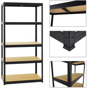 Produktbild für Schwerlastregal PROREGAL Slim Elephant S, 5 Holzböden