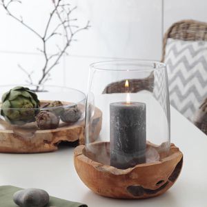 Produktbild für Windlicht Leonardo 084409 Terra, Kerzenhalter