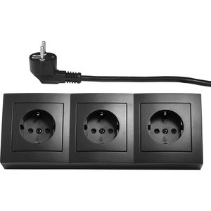 Produktbild für Tischsteckdose McPower Flair, mit 2 m Schuko Kabel