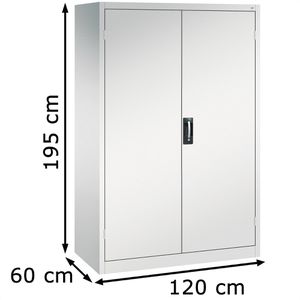 Produktbild für Werkzeugschrank CP-Möbel 8932-052, aus Metall, lichtgrau