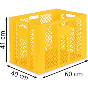 Produktbild für Eurobox Alpha-Paletten gelb, 80 Liter, lebensmittelecht