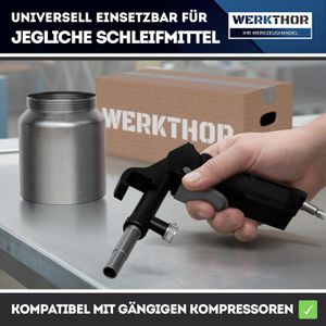 Produktbild für Sandstrahlpistole WERKTHOR WT-67, mit Behälter