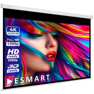 Produktbild für Beamer-Leinwand ESMART Economy EXR Rollo