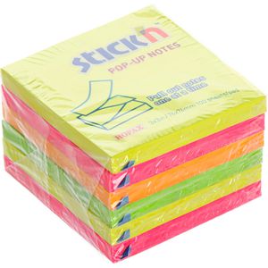 Haftnotizen Stickn Pop-Up Notes, neon