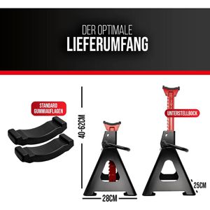 Produktbild für Unterstellbock Heyner Premium 347470, Tragkraft 6t