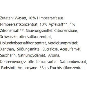 Produktbild für Sirup Mautner Himbeer-Zitrone 0%, ohne Zucker