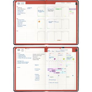 Produktbild für Buchkalender weekview SW11220, Business Planner, Jahr 2027