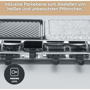 Produktbild für Raclette-Grill Severin Black Line Lite RG 2366, für 8 Personen