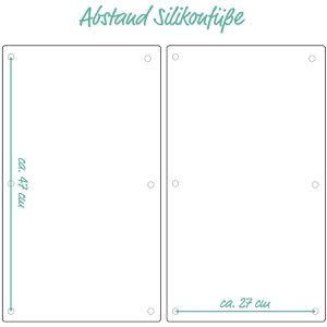 Produktbild für Herdabdeckplatte Zeller Schieferoptik, aus Sicherheitsglas