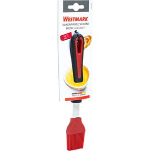 Produktbild für Backpinsel Westmark Gallant, rot / schwarz, hitzebeständig