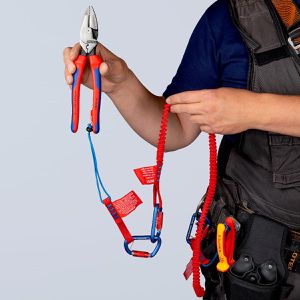 Produktbild für Karabinerhaken Knipex 00 50 03 T BK, Aluminium