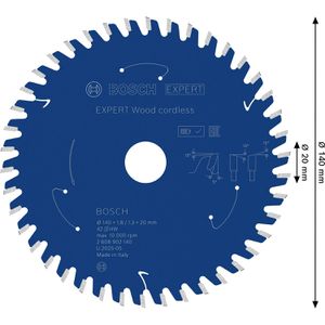 Produktbild für Kreissägeblatt Bosch Expert Wood Cordless, 2608902140