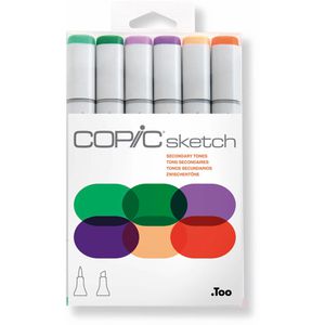 Produktbild für Layoutmarker COPIC Sketch Set Secondary Tones