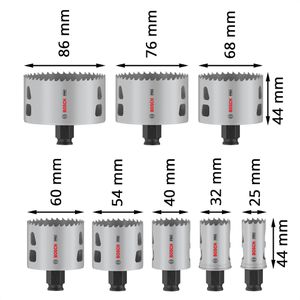 Produktbild für Lochsäge Bosch PRO Multi Material PC Plus, 11-teilig