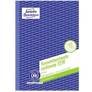 Produktbild für Kassenbuch Zweckform 1218 Kassenbericht, A5