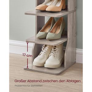 Produktbild für Schuhregal Vasagle LBS200L01, aus Holz