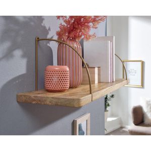 Produktbild für Wandregal Wohnling WL6.595, braun