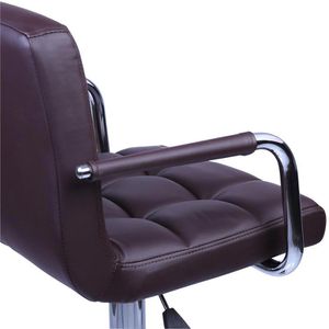 Produktbild für Barhocker Tresko BH-018, drehbar mit Lehne