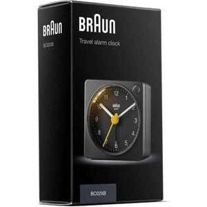 Produktbild für Wecker Braun BC02XB schwarz, analog