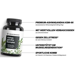 Produktbild für Ashwagandha natural-elements Komplex 120 Kapseln