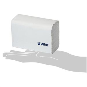 Produktbild für Brillenputztücher Uvex 9971000 Reinigungspapier, trocken