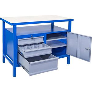Produktbild für Werkbank Güde P 1200 SLT, 40928, blau