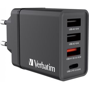 Produktbild für USB-Ladegerät Verbatim 49700, 30 Watt